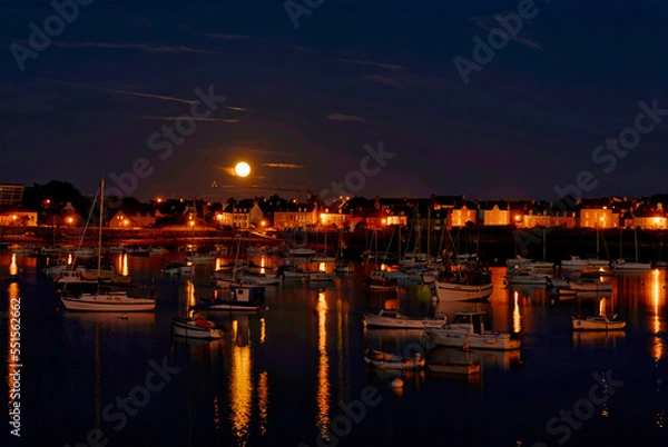Obraz Roscoff (Brittany), by night