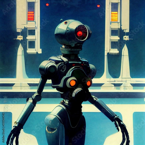 Fototapeta robot cyborg