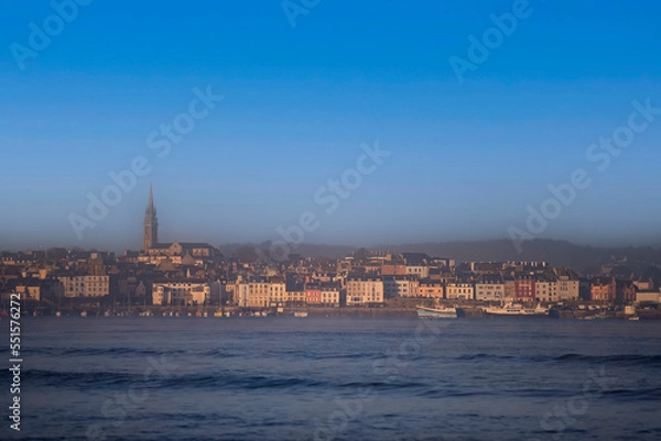 Fototapeta Douarnenez depuis la plage du Ris