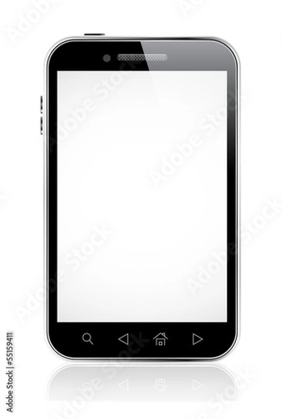 Obraz Smart Phone With Blank Screen