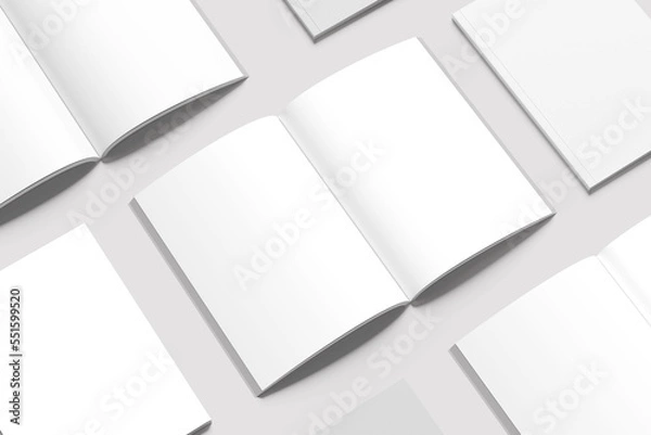 Obraz A4 Magazine Blank Mockup