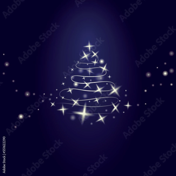 Fototapeta abstract christmas tree