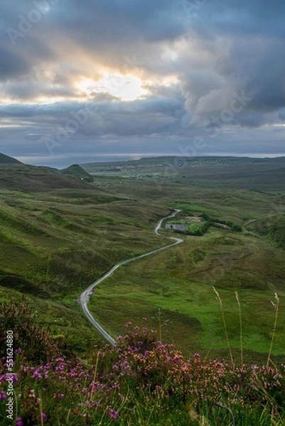 Fototapeta Quiraing valley at the morning , Isle of Skye, Scotland