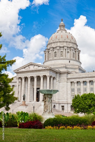 Obraz Missouri State Capitol building in Jefferson City Missouri