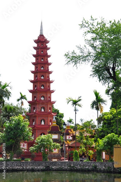Fototapeta Tran Quoc Pagoda in Hanoi