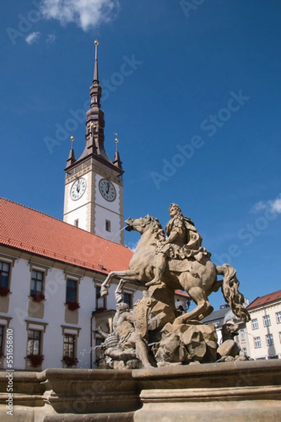 Obraz Escultura de Julio César en Olomouc, República Checa