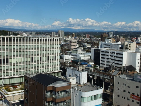 Fototapeta 豊田市市街地の風景