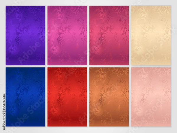 Fototapeta Elegant Colorful Marble Background Set with Luxury Texture