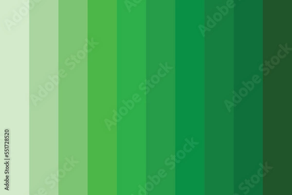 Obraz green color palette with code color collection background