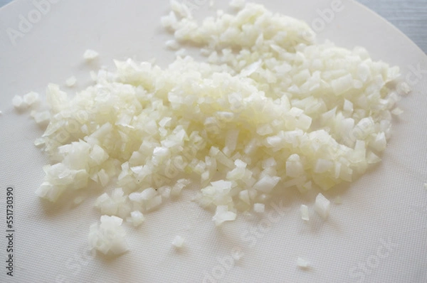 Fototapeta 玉ねぎのみじん切り
