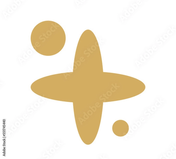 Obraz キラキラのイラスト
