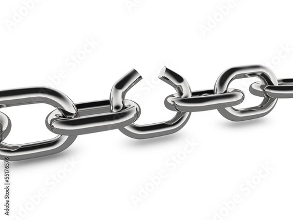 Obraz Metal Chain Concept Graphic