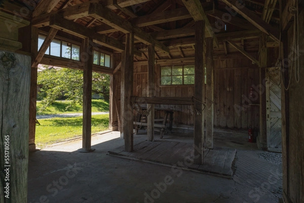 Fototapeta 岩手 小岩井農場 秤量場