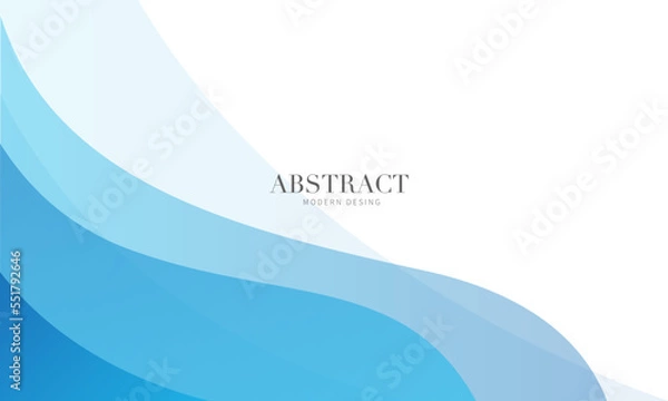 Fototapeta Abstract blue wave background