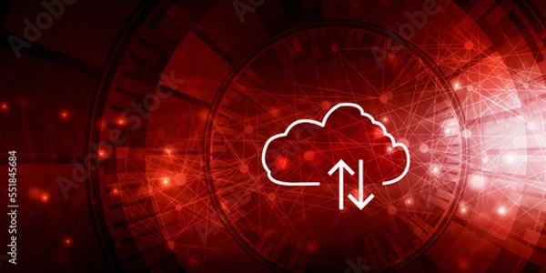 Obraz 2d rendering technology Cloud computing 
