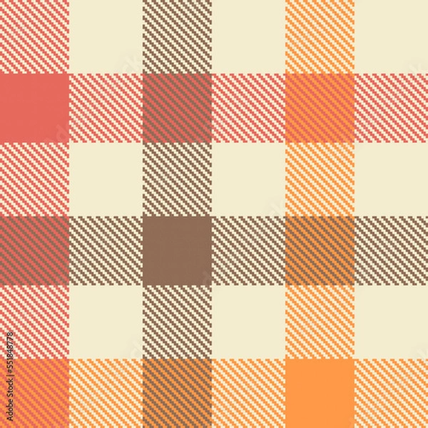 Fototapeta Check plaid seamless pattern background.