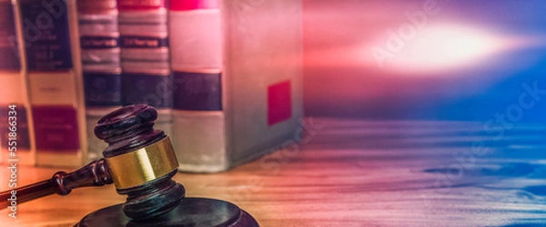 Obraz Legal law banner style concept image