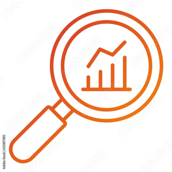 Obraz Data Analysis Icon Style