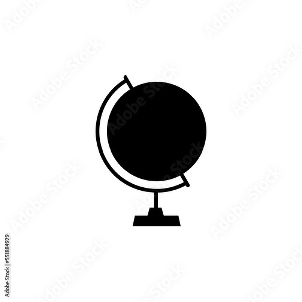 Obraz Globe icon vector. internet web sign symbol. vector illustration on white background