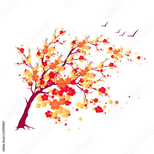 Fototapeta autumn tree