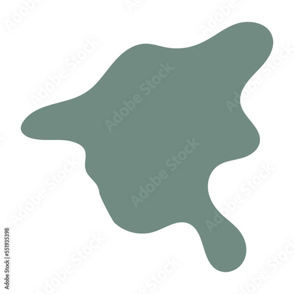 Obraz Organic Blob Shape Element