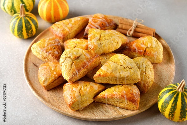 Fototapeta Pumpkin biscuits