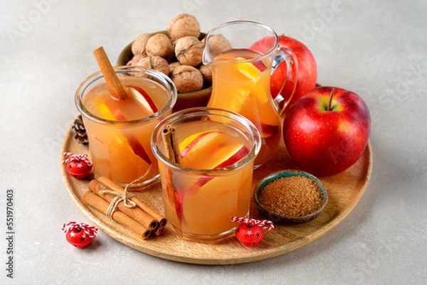 Fototapeta Festive apple cider