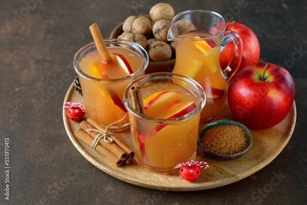 Fototapeta Festive apple cider