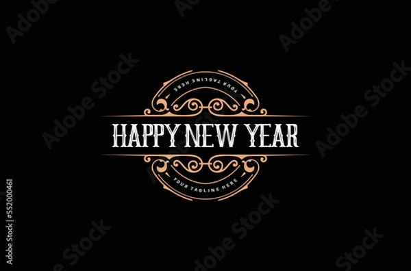 Fototapeta Happy New Year Banner Design