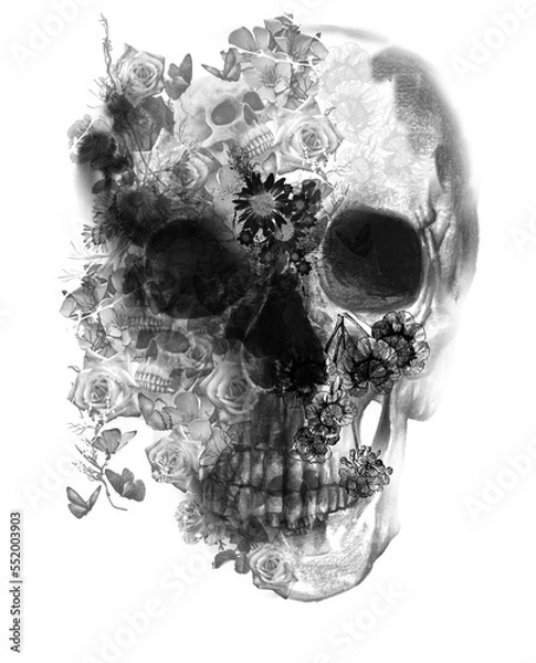 Fototapeta Abstract design print on plain base