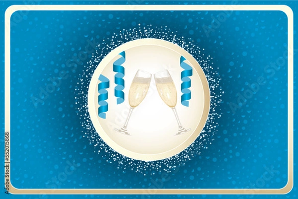 Fototapeta easter egg with ribbon