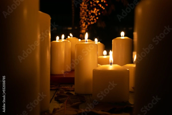 Obraz candles on the table