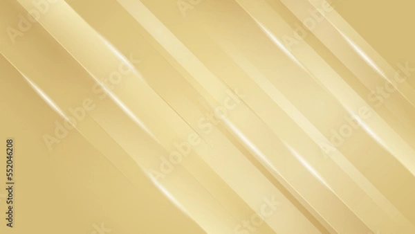 Fototapeta Luxury abstract white and gold background