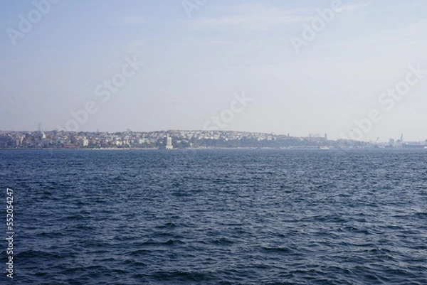 Fototapeta Bosphor at the sunny day in Istanbul in Turkey