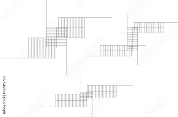 Fototapeta abstraction with lines vector