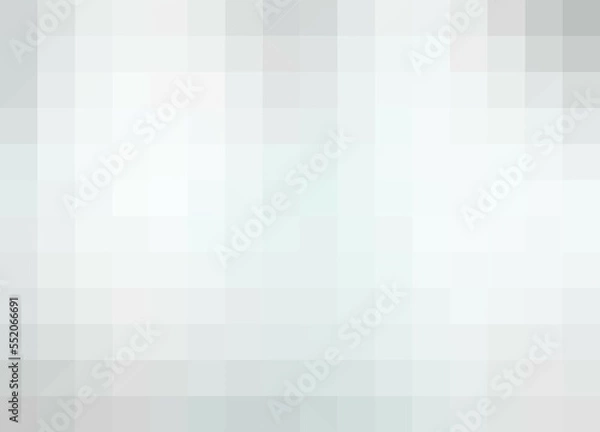 Fototapeta abstract geometric background wall with small, light and white  color  mosaic tiles