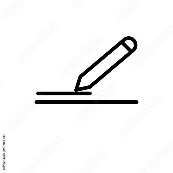 Obraz writing pencil