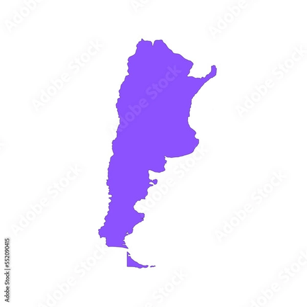 Obraz Argentina map