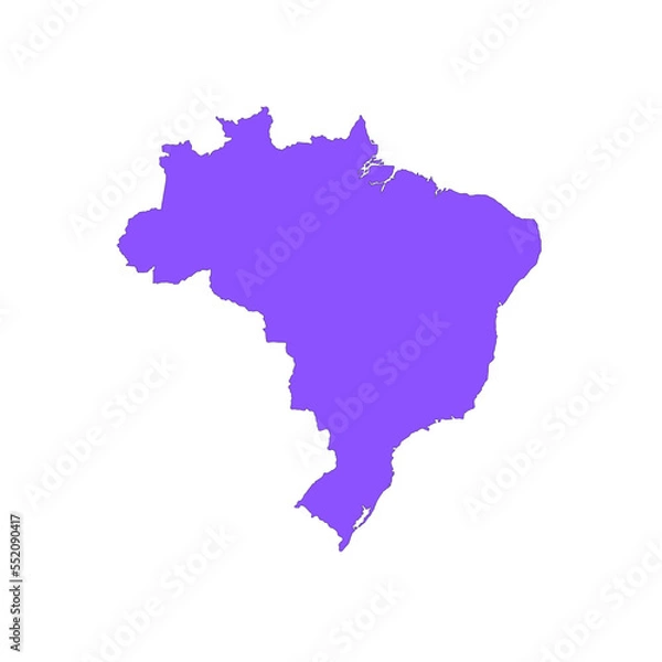 Obraz Brazil map