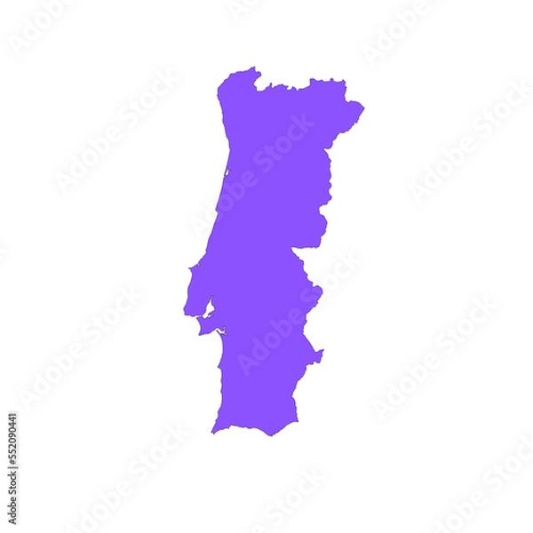Obraz Portugal map