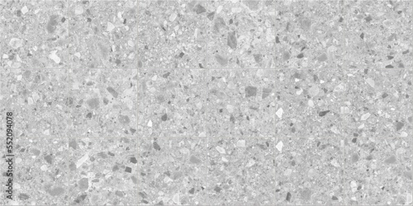 Obraz Porcelain stoneware tile seamless texture map, 3d graphic
