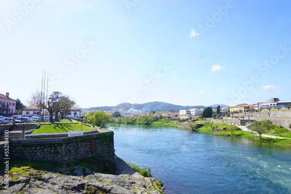 Obraz 自然が美しいヨーロッパの田舎の町