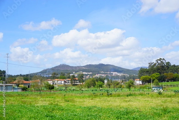 Obraz 自然が美しいヨーロッパの田舎の町