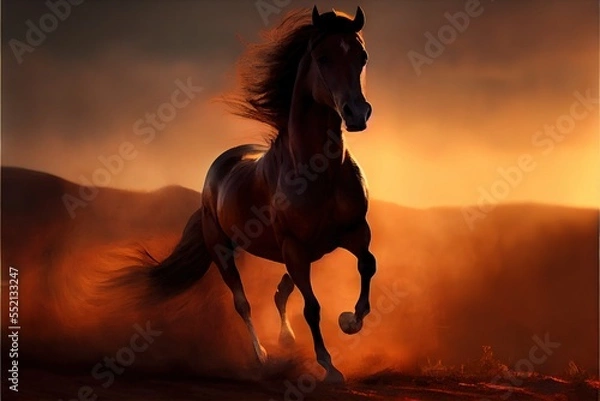 Obraz Cowboy on Horse