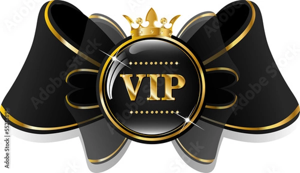 Obraz VIP bow with crown