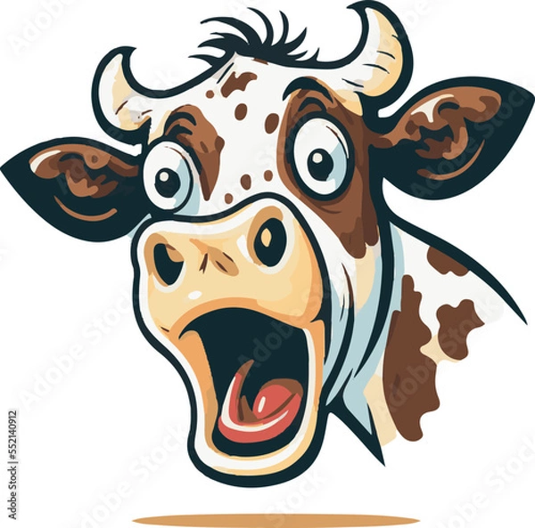 Obraz cow with horns