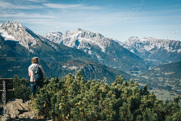 Fototapeta Eagles Nest Das Kehlsteinhaus near Salzburg Austria in Bavarian Mountains