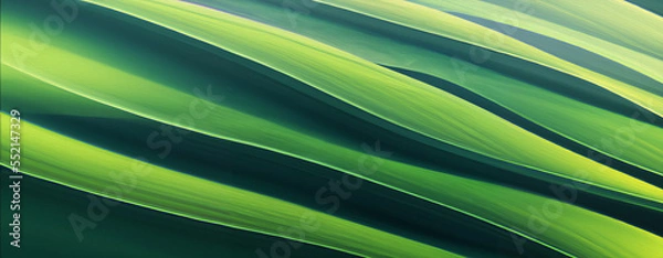 Fototapeta green hill - Generative AI
