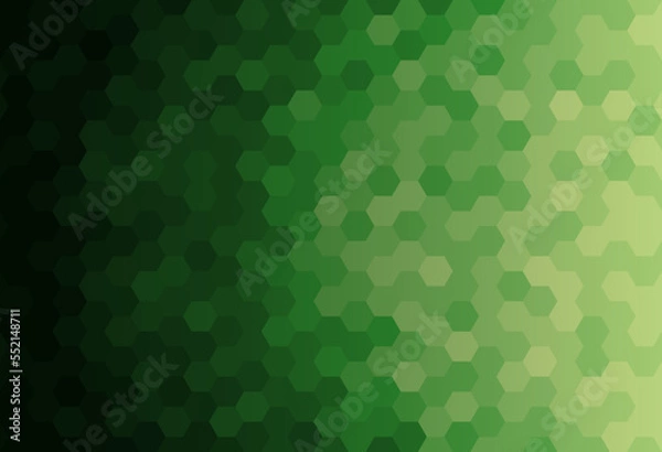 Fototapeta Abstract pattern mosaic background. Square shape with a light dark green gradient. Texture design for vector illustration.