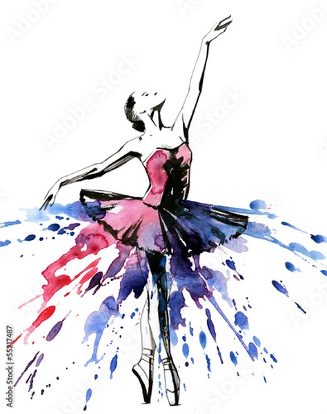 Fototapeta ballerina